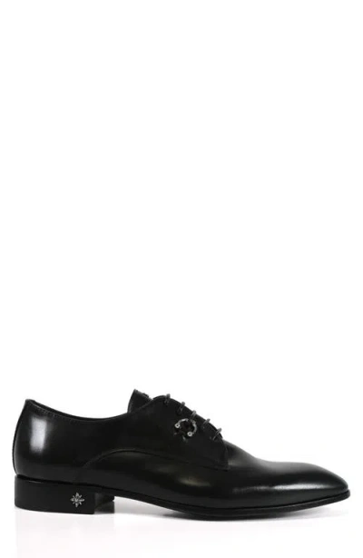 John Richmond Plain Toe Derby In Black