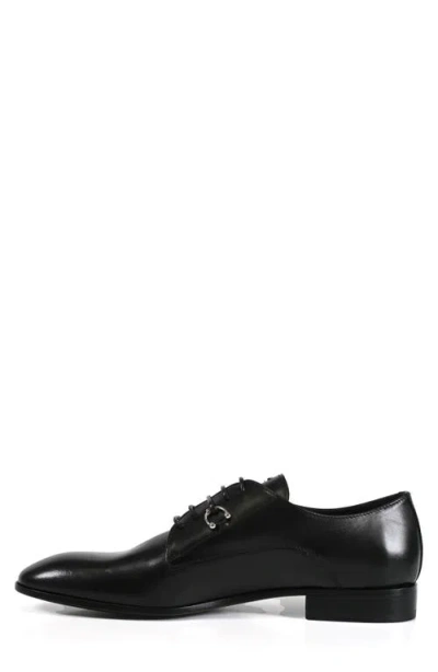 John Richmond Plain Toe Derby In Black