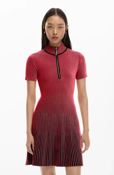 Desigual Stripe Minidress In Multi