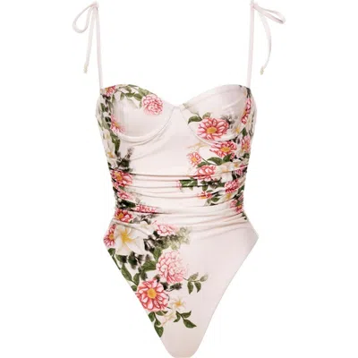Agua By Agua Bendita Rabano One Piece Swimsuit In Multi