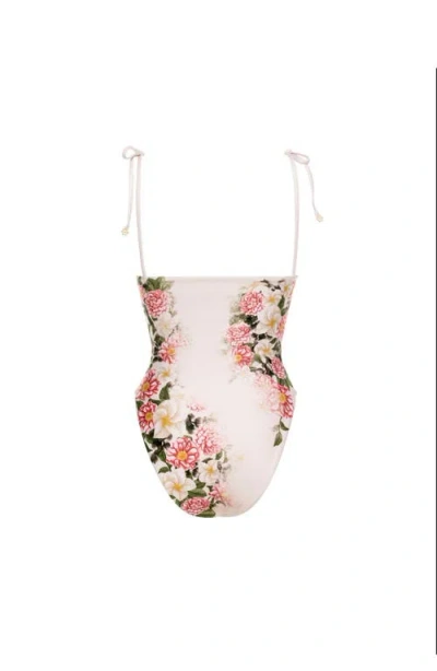 Agua By Agua Bendita Rabano One Piece Swimsuit In Multi