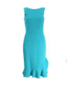 OSCAR DE LA RENTA Flounce Bottom Dress