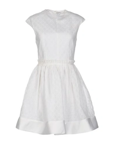 Carven Short Dresses In White