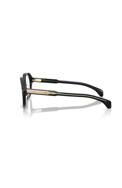Moncler 50mm Pilot Optical Glasses In Pattern