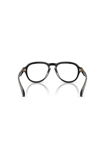 Moncler 50mm Pilot Optical Glasses In Pattern