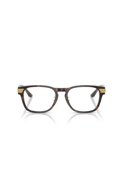 Ferrari 52mm Rectangle Optical Glasses In Red