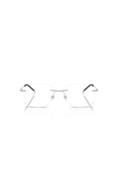 Diesel ® 55mm Rectangle Optical Glasses In White