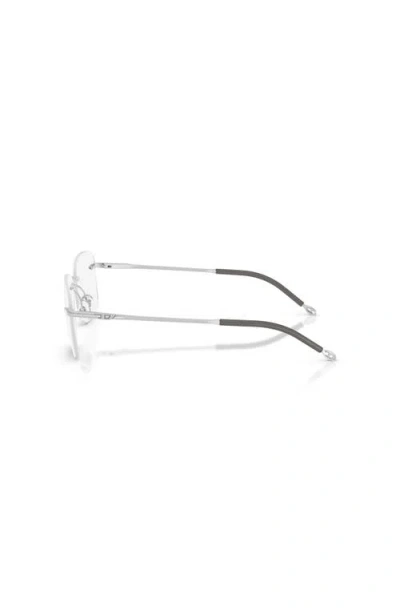 Diesel ® 55mm Rectangle Optical Glasses In White