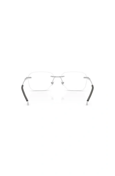 Diesel ® 55mm Rectangle Optical Glasses In White