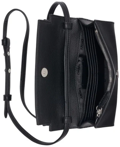 Dkny Bryar Wallet On A String In Black