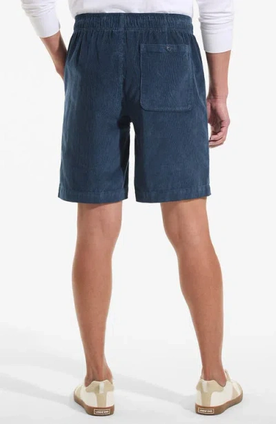 Lands' End 9" Pull On Deck Shorts In Blue