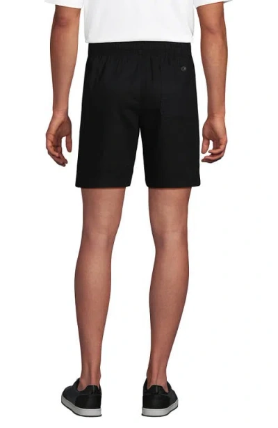 Lands' End 7" Deck Short In Black