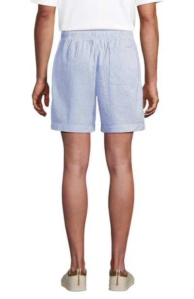 Lands' End 7" Deck Short In Blue