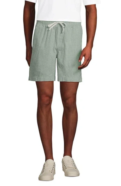 Lands' End 7" Deck Short In Green