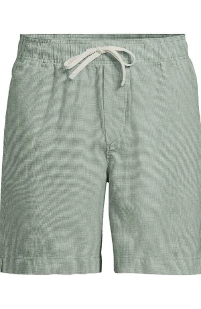 Lands' End 7" Deck Short In Green