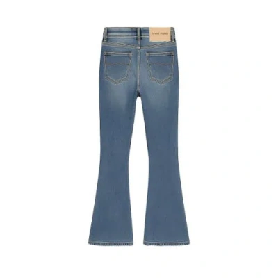 Saint Perry Devani Westside Flare Denim In Blue