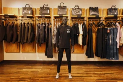 Saint Perry Cotton Long Johns In Black