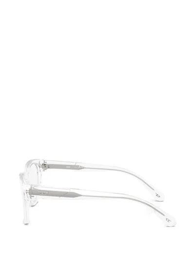 Diesel Cat-eye Frame Glasses In White