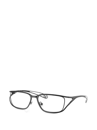 Diesel Rectangle-frame Glasses In Black