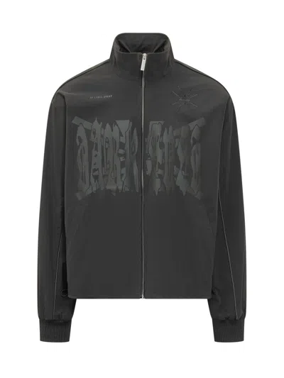 44 Label Group Essentials Zip Neck Jacket In Black