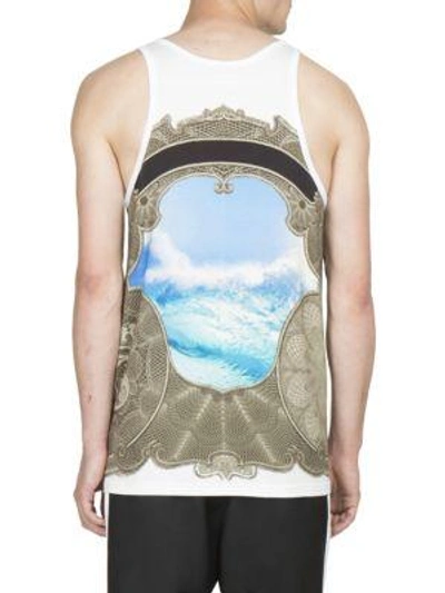 Shop Givenchy Eye Printed Tank Top In White