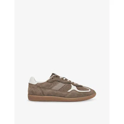 Alohas Tb.490 Rife Taupe Leather Sneakers Shoes In Brown