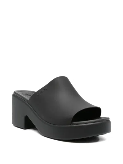 Crocs 70mm Platform Slides In Black