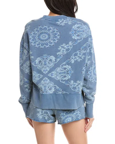 Rd Style Estelle French Terry Pullover In Blue