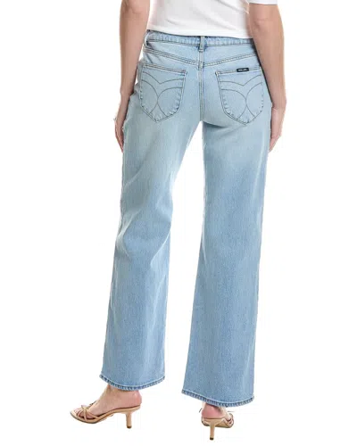 Rolla's 90s Relaxed Faded Blue High Waist Nonstretch Straight Leg Jeans In Blue