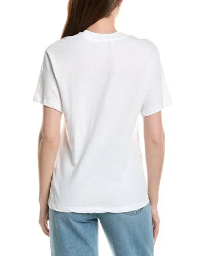 Rolla's Tomboy Linen-blend T-shirt In White