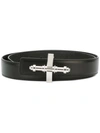 Givenchy Obsedia Buckle Reversible Leather Belt