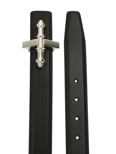 Givenchy Obsedia Buckle Reversible Leather Belt