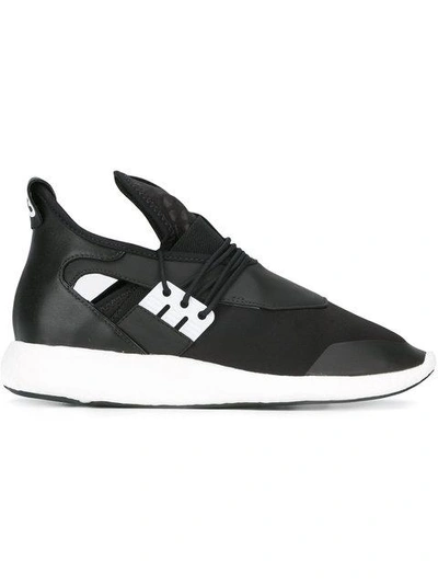 Shop Y-3 Elle Run Sneakers In Black