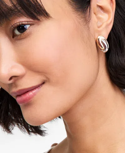 On 34th Linked Stud Earrings, Macy's Exclusive In Multi