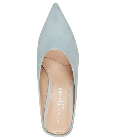 Marc Fisher Ltd Malley Pointed Toe Mule In Blue