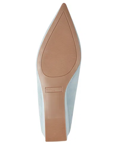 Marc Fisher Ltd Malley Pointed Toe Mule In Blue