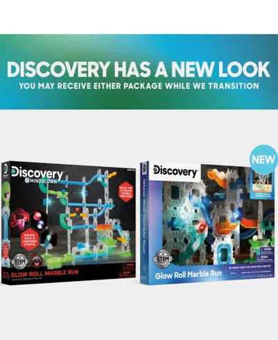 Discovery Mindblown Glow Roll Marble Run Light-up Construction Set, 92-pieces In Multi