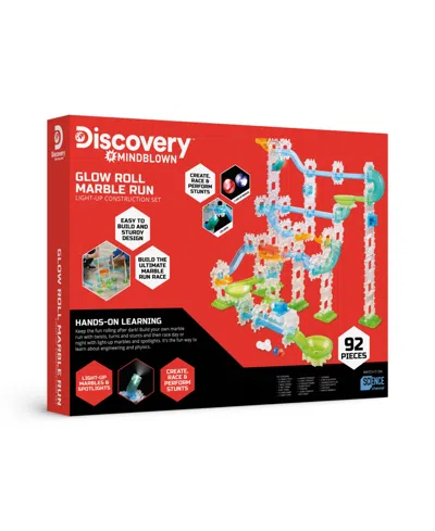 Discovery Mindblown Glow Roll Marble Run Light-up Construction Set, 92-pieces In Multi