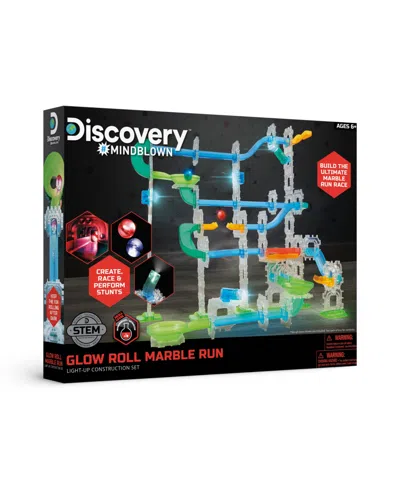 Discovery Mindblown Glow Roll Marble Run Light-up Construction Set, 92-pieces In Multi