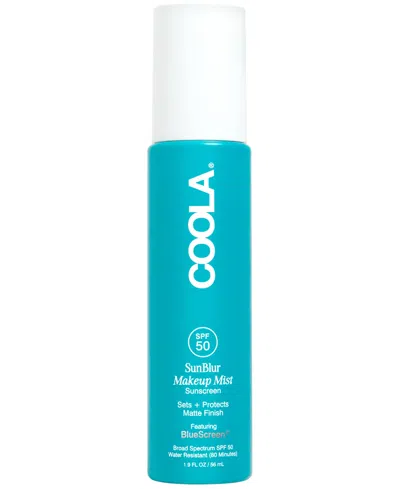 Coola Sunblur Makeup Setting Mist Spf 50, 1.15 Oz. In Transparent
