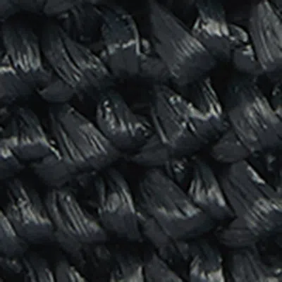 Pucci Mini Raffia Bag Charm In Black