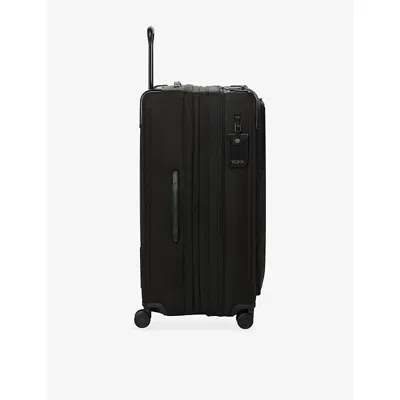 Tumi Black Alpha X-large Dual Access Expandable Checked Suitcase 78.5cm In Pattern