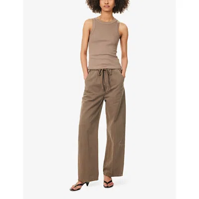 Citizen Of Humanity Aurora Pull On Pants Bezal In Brown