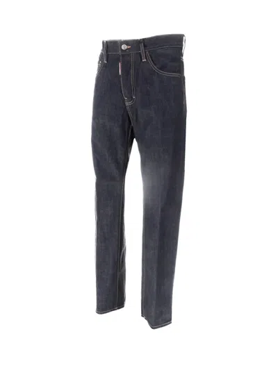Dsquared2 Pants 5 Pockets In Black