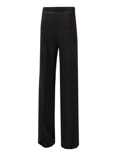 Max Mara Pantalone Lungo In Black