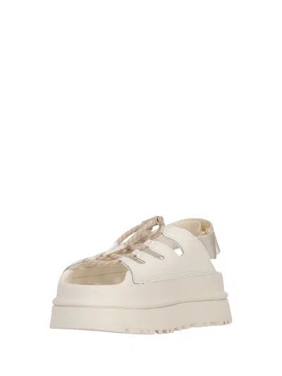 Ugg Goldenglow Toggle Platform Sandals In Neutral