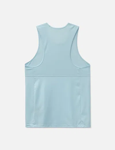 District Vision Paneled Training Singlet In Blue