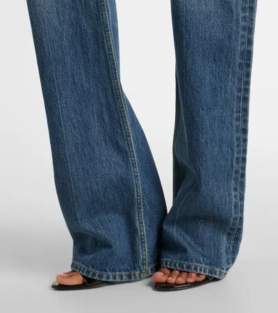 Alaïa Bootcut Jeans In Blue