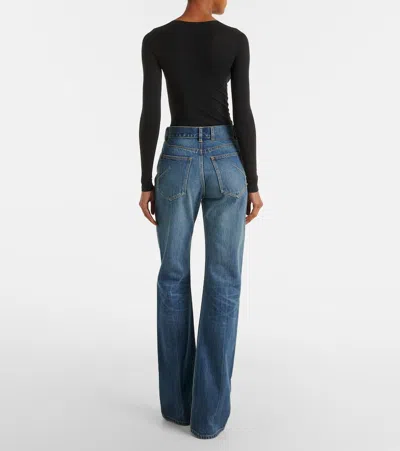 Alaïa Bootcut Jeans In Blue