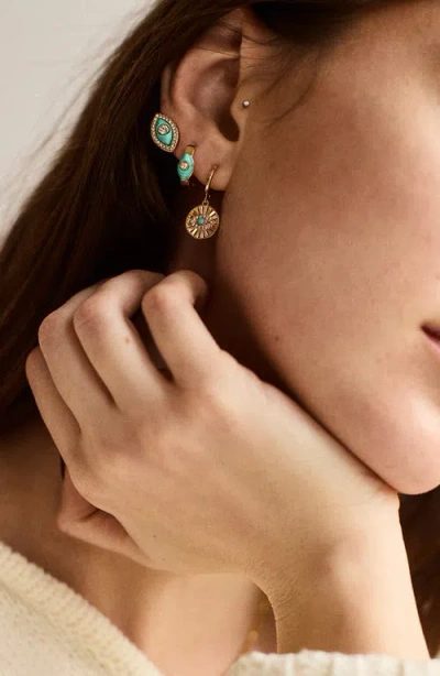 Baublebar Good Intentions Evil Eye Earring Set In Gold